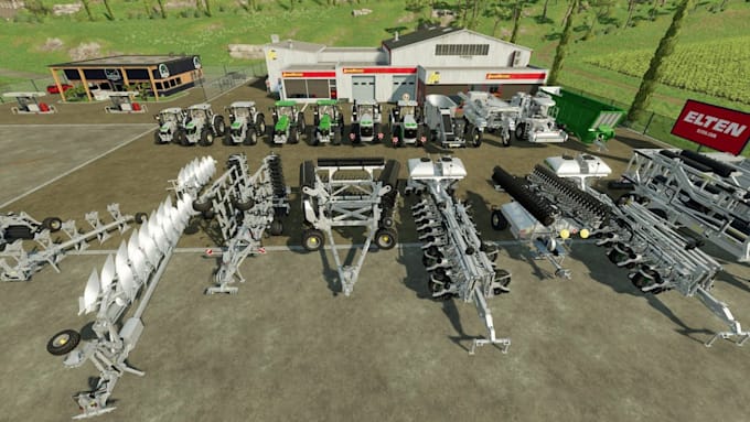 create custom farming simulator maps and tractor for farming