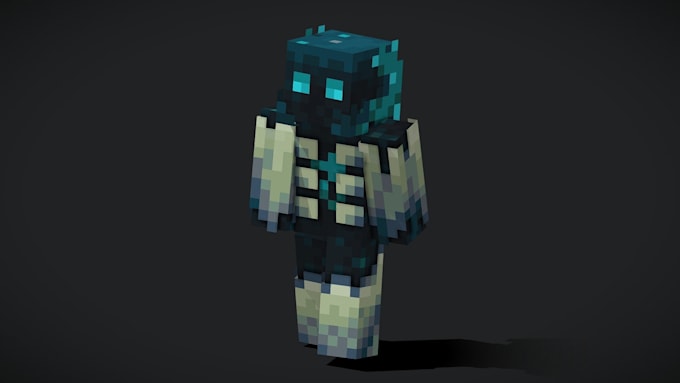 make minecraft 3d model, textures and animation in blockbench
