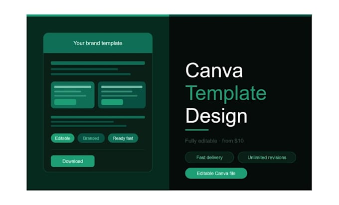 design editable canva templates for your business