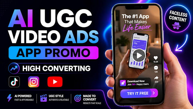 create ai ugc app video ads for mobile apps and startups