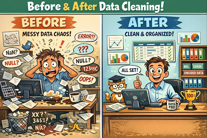 automate CSV and excel data cleaning