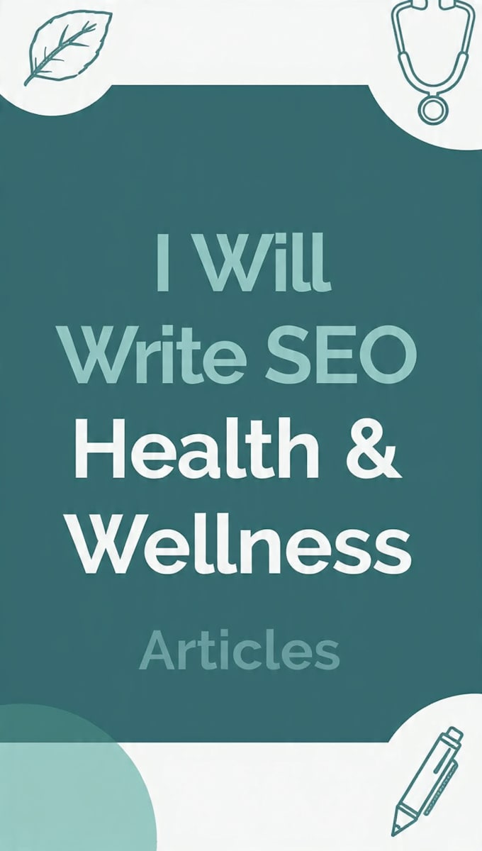 seo optimized health and wellness blog posts