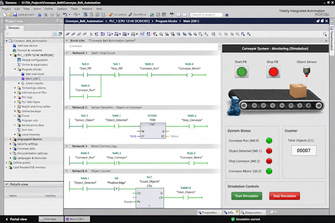 design plc programs using siemens tia portal s7 1200