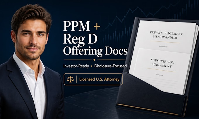draft your ppm private placement memorandum reg d docs or investor deck