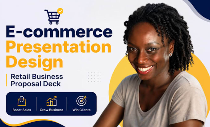 ecommerce presentation design, retail business proposal deck