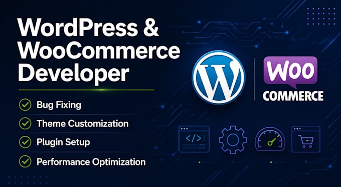 fix bugs and customize your wordpress or woocommerce site