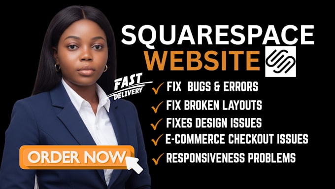fix squarespace issues, bugs, errors, redesign your squarespace website