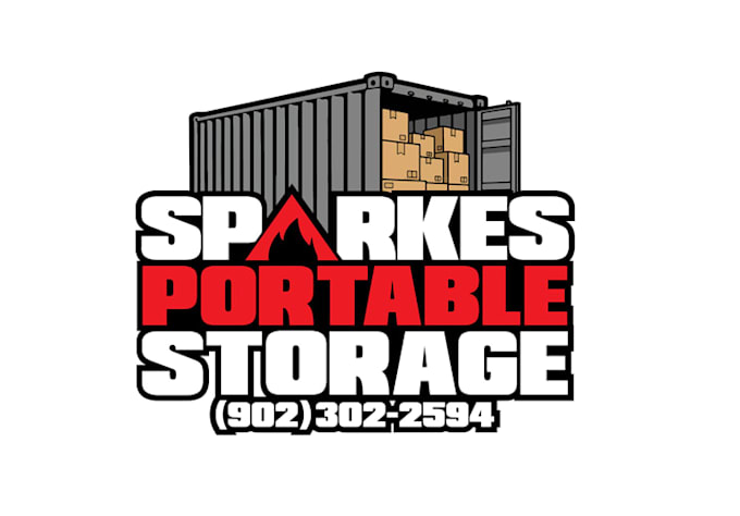 create a professional self storage and logistics logo