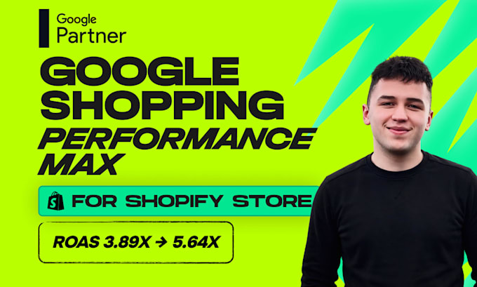 set up shopify google shopping ads and performance max campaigns