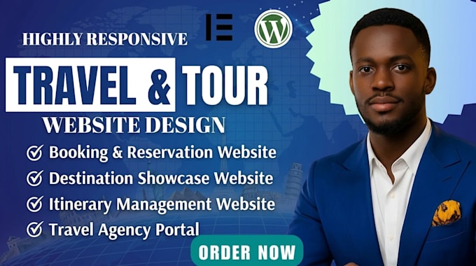 build a modern wordpress travel and tour booking website