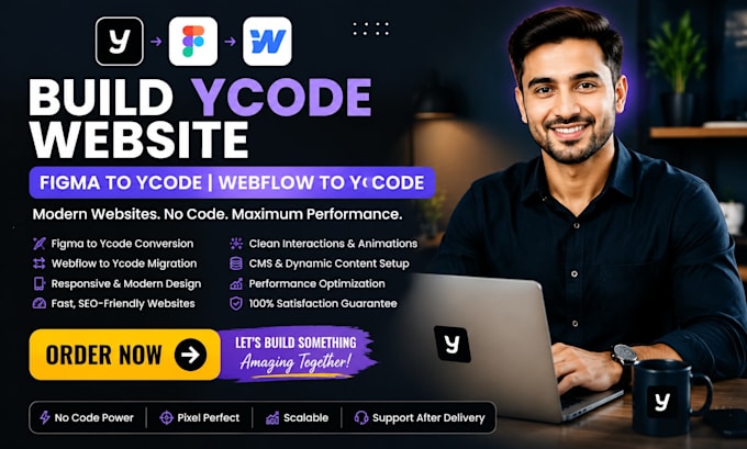 build ycode website figma to ycode webfflow to ycode website