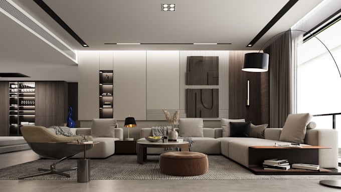 design and render 3d house with perfectionism