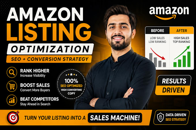 optimize amazon listing SEO and write high converting product copy