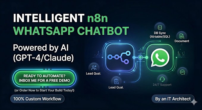 build an intelligent n8n whatsapp chatbot for business automation
