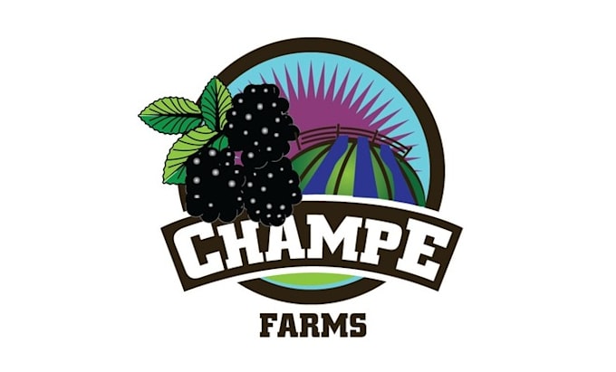 create agriculture organic logo for champe farms