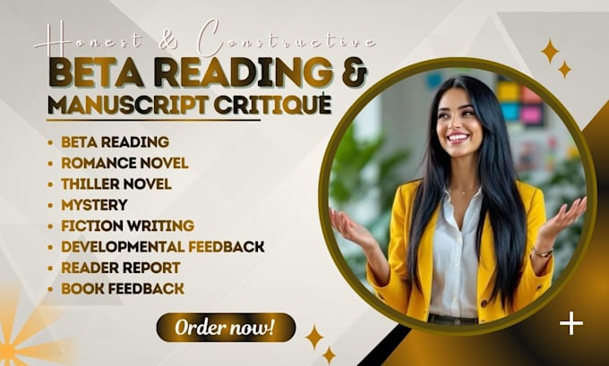 beta read your romance novel, review manuscript with developmental feedback