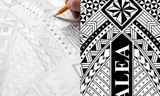create a clean vector file from your tattoo sketch