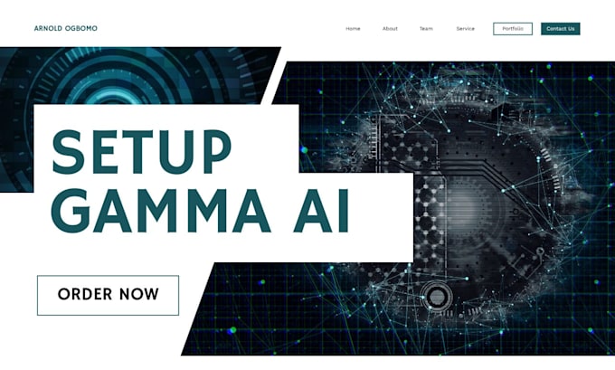 design a modern business presentation or pitch deck using gamma ai