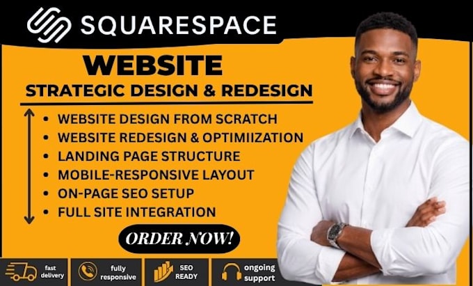 modify the squarespace build, redesign squarespace website