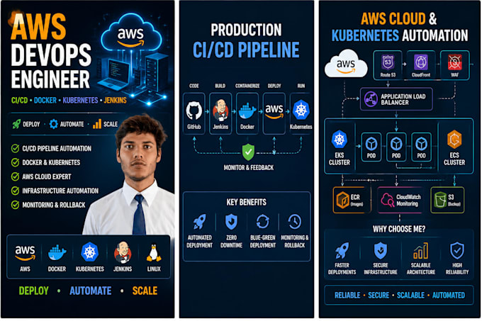setup AWS devops ci cd pipeline docker kubernetes jenkins and eks