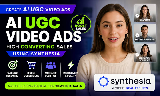 Create ai ugc video ads, ai product for high converting sales using ...