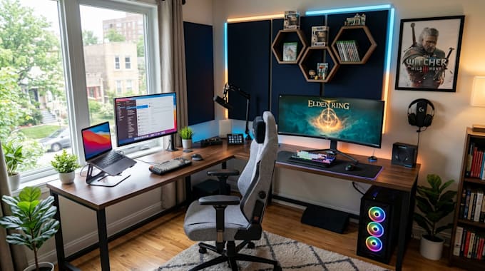 design your office, gaming room, home office interior design