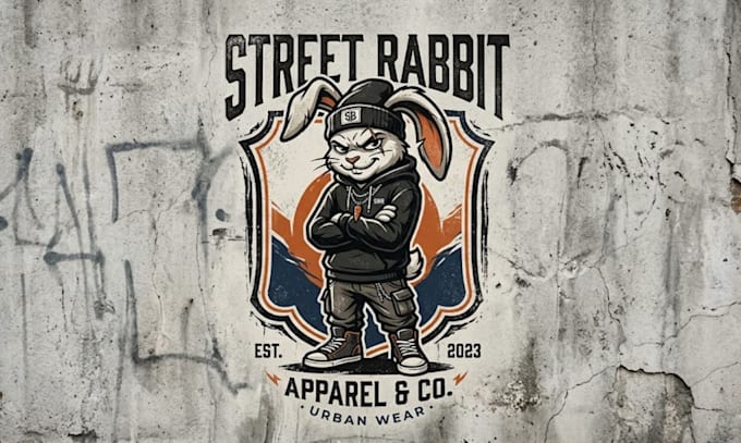 do streetwear rabbit logo for your brand