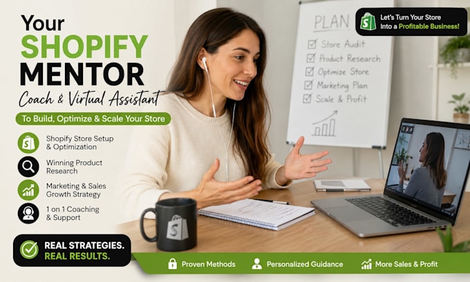 shopify mentor shopify coach shopify virtual assistant dropshipping coach mentor