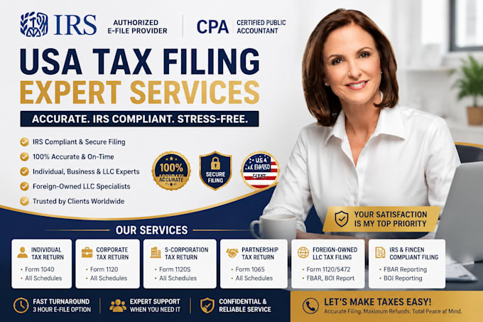 file and prepare form 5472 and proforma 1120 for foreign owned US llc