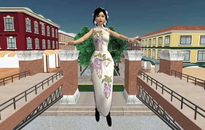 do realistic 3d model for second life game