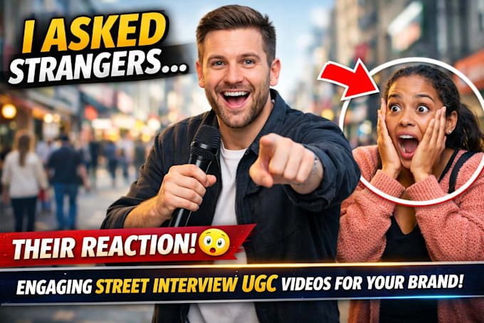 create engaging street interview ugc videos for your brand