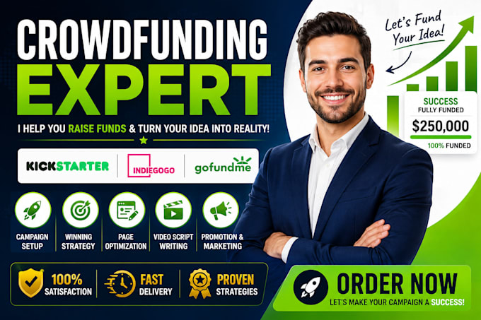 be your crowdfunding expert