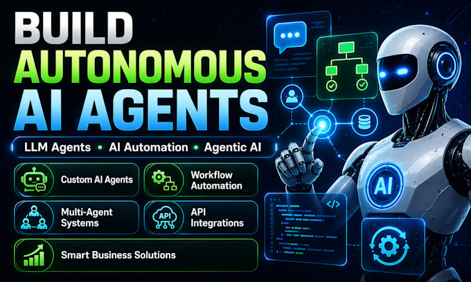 build custom ai agents for automation, llm workflows and task orchestration