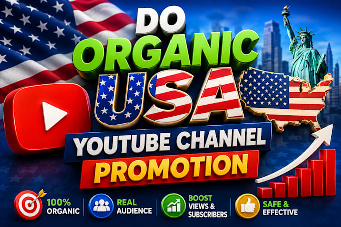 do organic USA youtube channel promotion