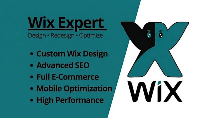 design redesign wix website and do advanced wix SEO optimization