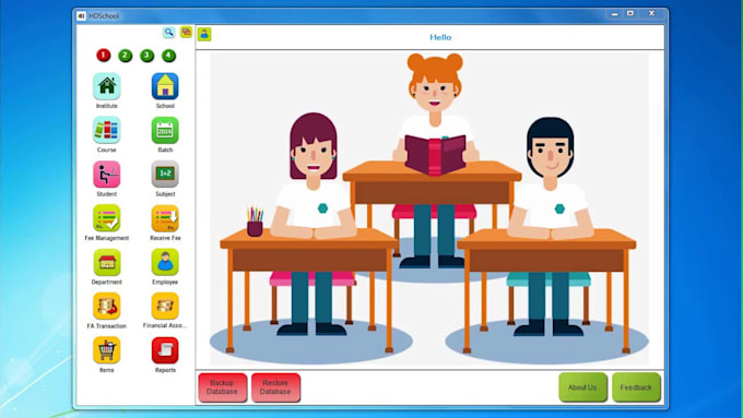 develop parent control app parent control software school management school