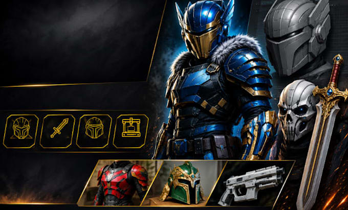 create custom cosplay armor, props, helmets and 3d printed cosplay