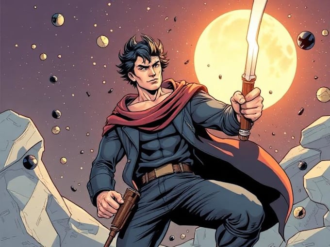 draw special comic illustration or graphic novel
