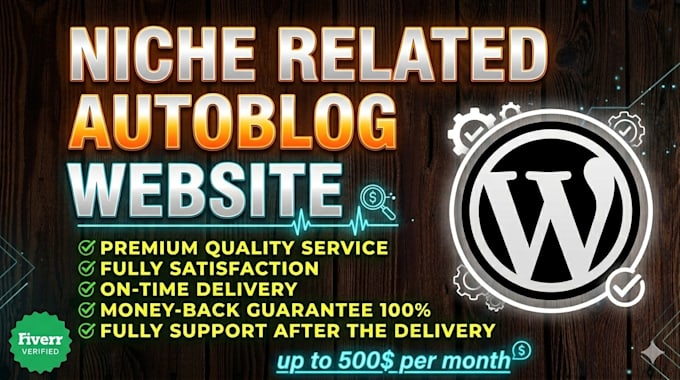 create wordpress autoblog, automated news website RSS aggregator