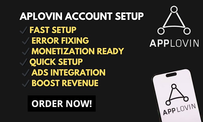 help to create applovin account setup