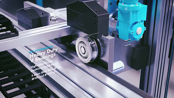 create 3d industrial automation animation, machine simulation and mechanical cgi