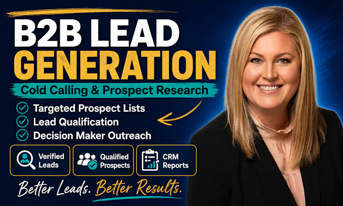 generate targeted b2b leads and cold call decision makers