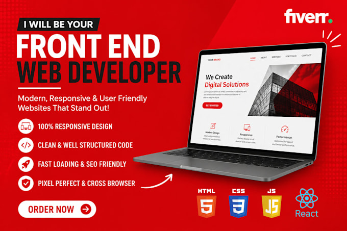 do website development as frontend developer