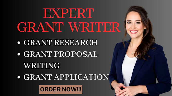 do grant research, grant proposal writing and grant application