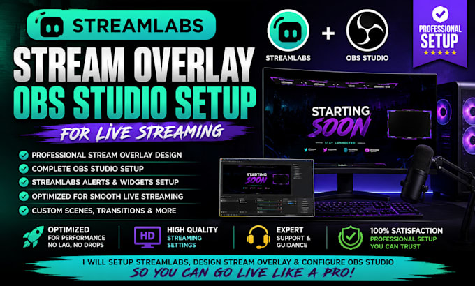 setup streamlabs stream overlay obs studio setup for live streaming
