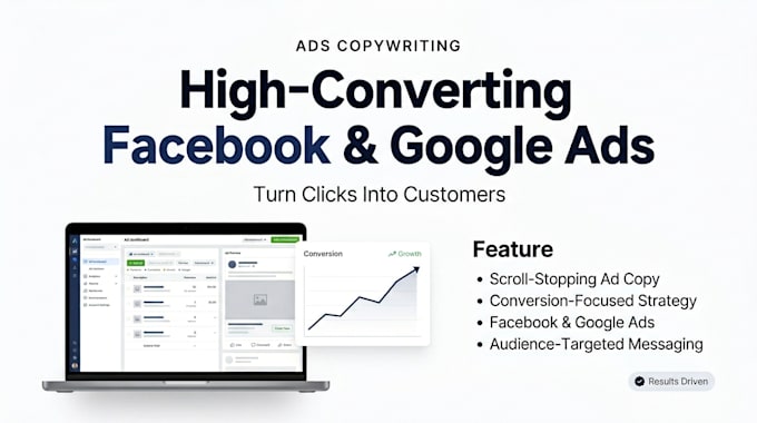 write high converting facebook and google ads copy for your business