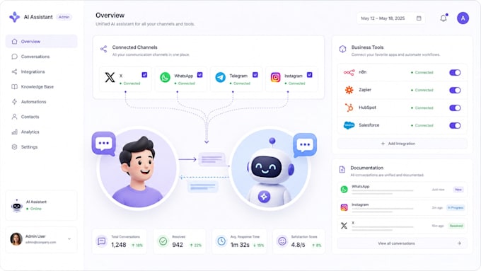 build a custom ai assistant chatbot for your business