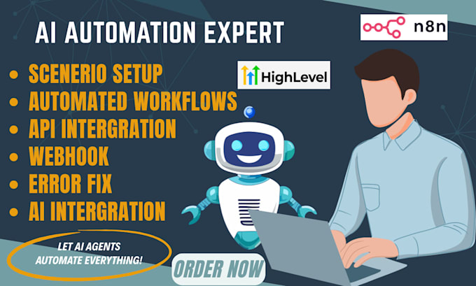 setup n8n ai agent make com n8n workflow whatsapp chatbot zapier api integration