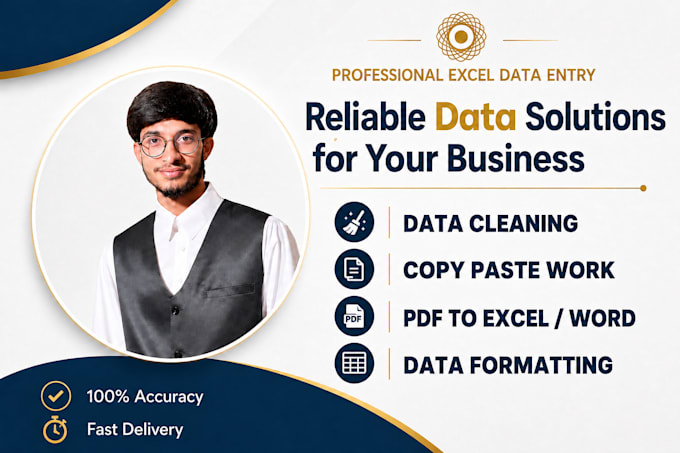 do excel data entry, cleaning, formatting and invoice work