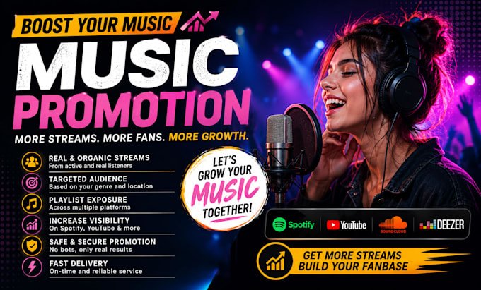 boost music promotion and streams